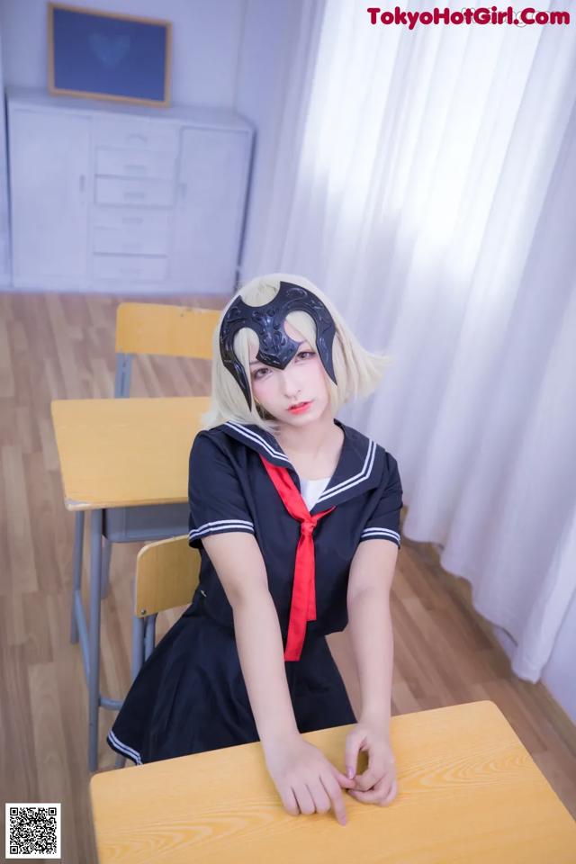 Coser@神楽坂真冬 Vol.013: 学园黑贞 (154 photos) No.9c59c1